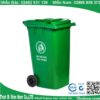 Thùng rác nhựa công cộng 120 lít nhập khẩu
