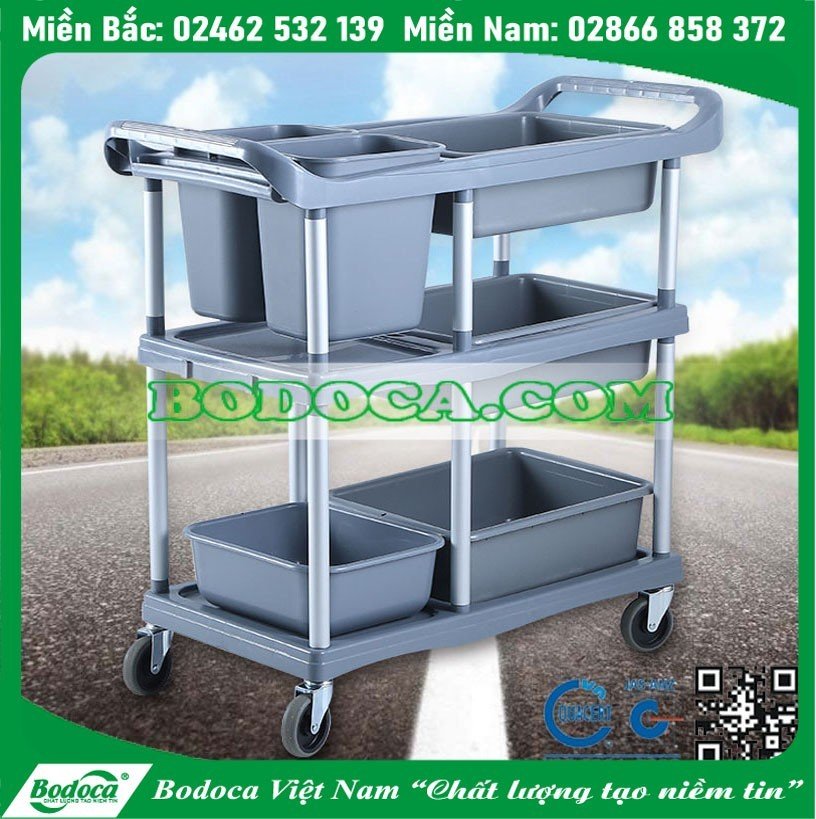 Xe đẩy bát đĩa bằng nhôm AF08183